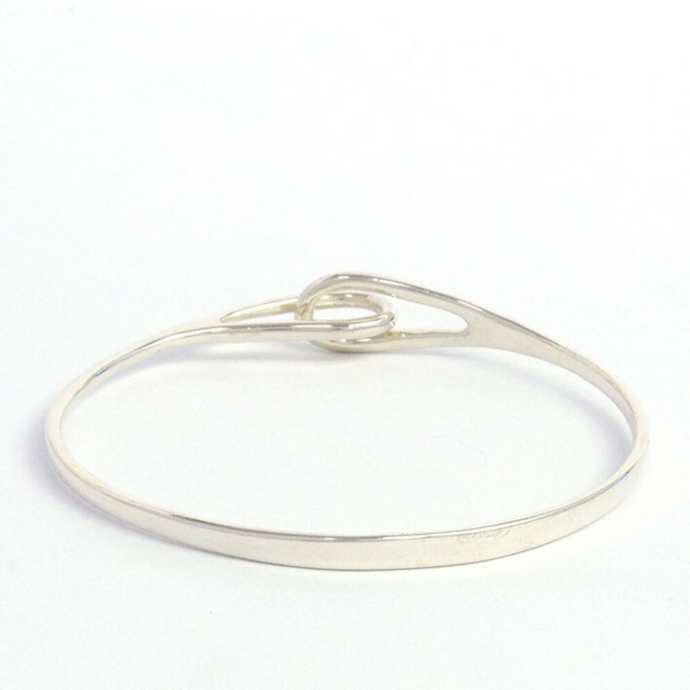 Tiffany Double Loop Silver Bangle - image 2